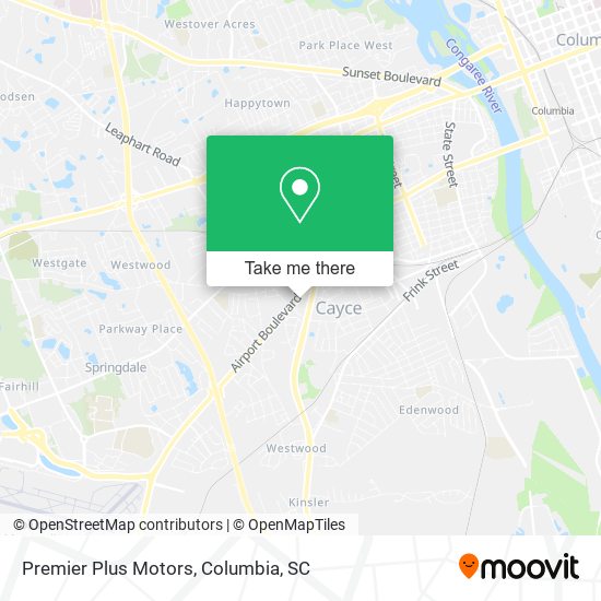 Premier Plus Motors map