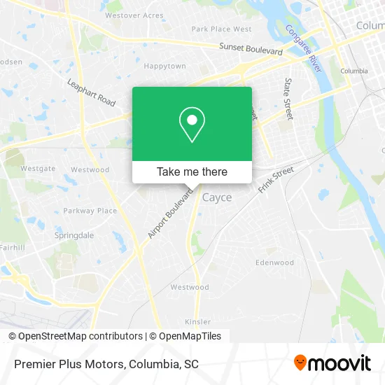 Premier Plus Motors map