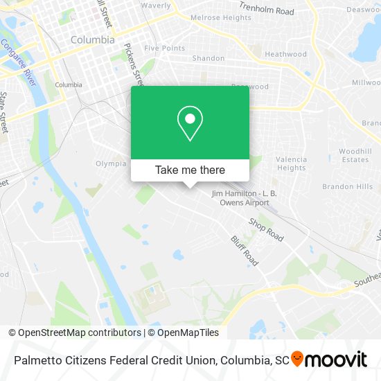 Mapa de Palmetto Citizens Federal Credit Union