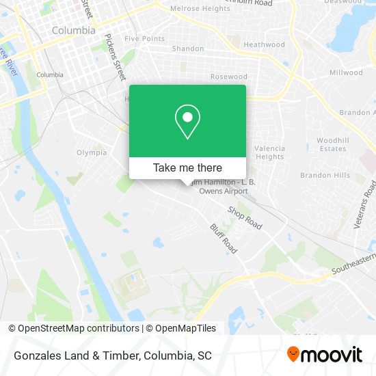 Mapa de Gonzales Land & Timber