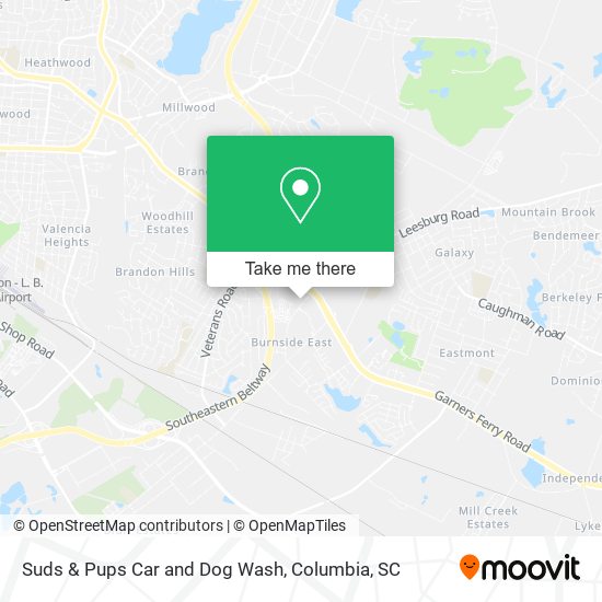 Suds & Pups Car and Dog Wash map