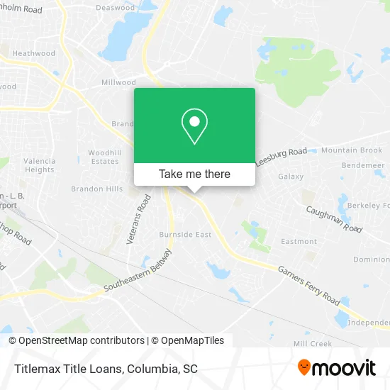 Titlemax Title Loans map