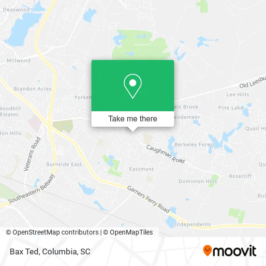 Bax Ted map