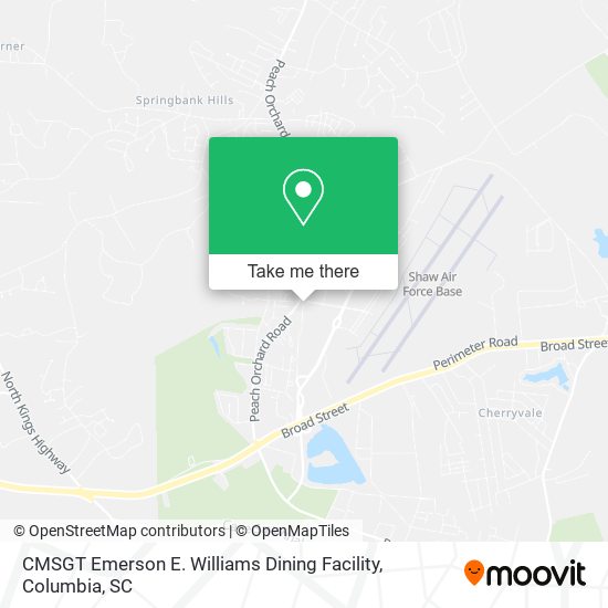 Mapa de CMSGT Emerson E. Williams Dining Facility