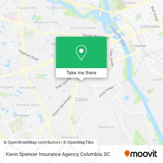 Kevin Spencer Insurance Agency map
