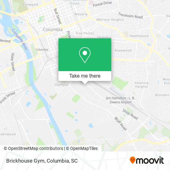 Mapa de Brickhouse Gym