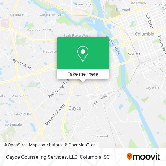 Cayce Counseling Services, LLC map