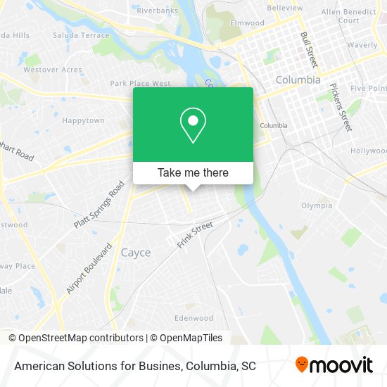 American Solutions for Busines map