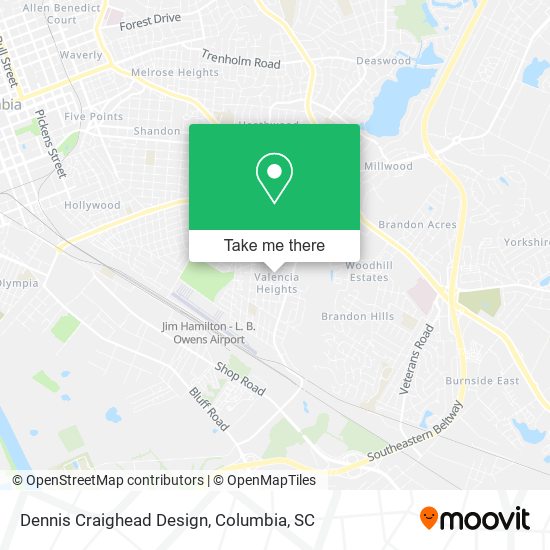 Dennis Craighead Design map