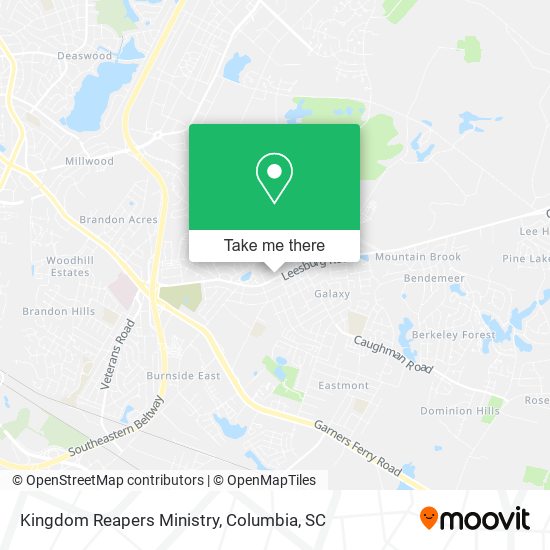 Kingdom Reapers Ministry map