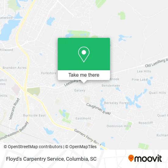 Floyd's Carpentry Service map