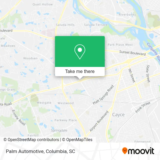 Palm Automotive map