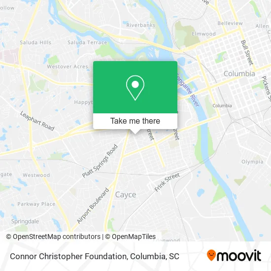 Connor Christopher Foundation map