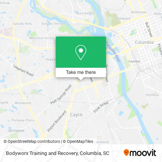 Mapa de Bodyworx Training and Recovery