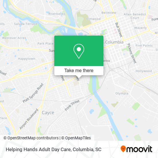 Mapa de Helping Hands Adult Day Care