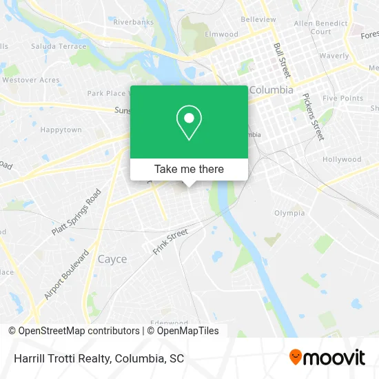 Harrill Trotti Realty map