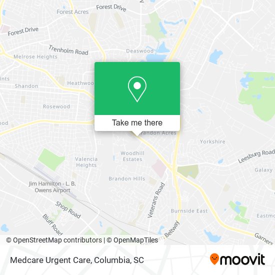 Medcare Urgent Care map