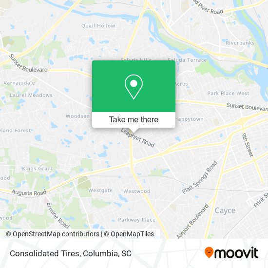 Mapa de Consolidated Tires