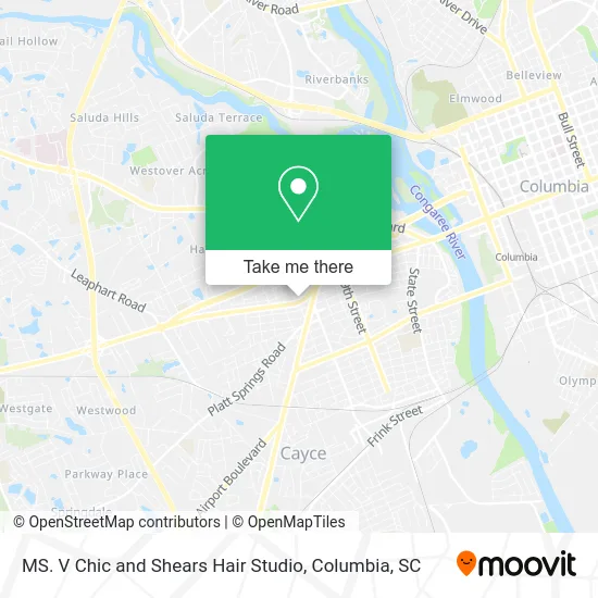 MS. V Chic and Shears Hair Studio map