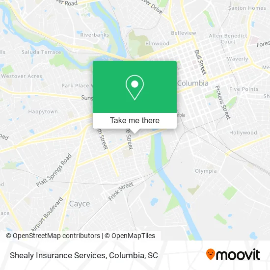 Shealy Insurance Services map