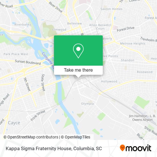 Kappa Sigma Fraternity House map