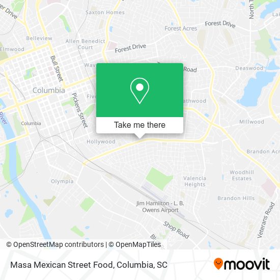 Mapa de Masa Mexican Street Food