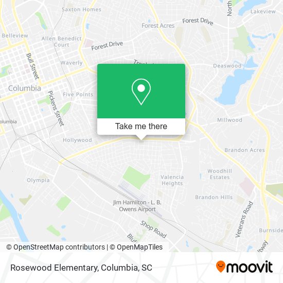 Rosewood Elementary map