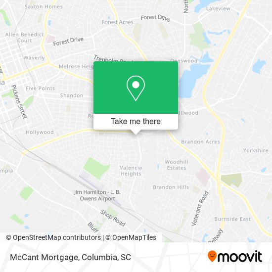 McCant Mortgage map