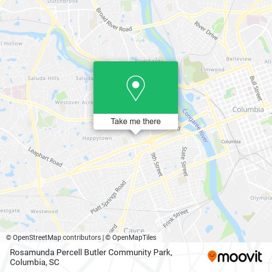 Rosamunda Percell Butler Community Park map