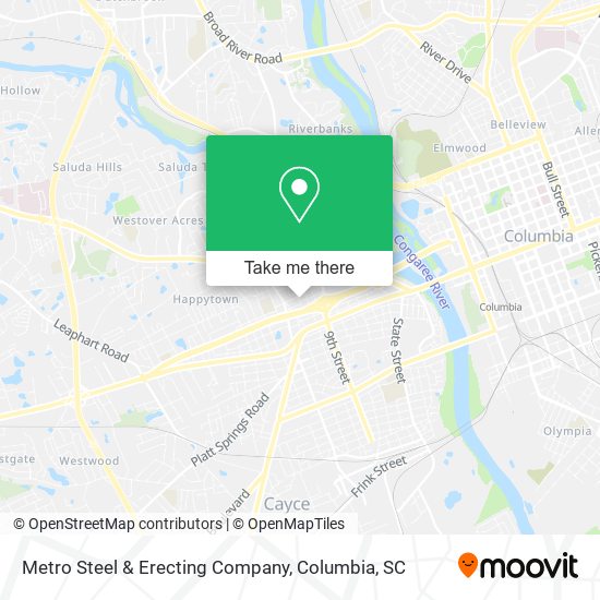 Mapa de Metro Steel & Erecting Company