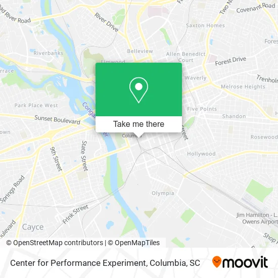 Center for Performance Experiment map