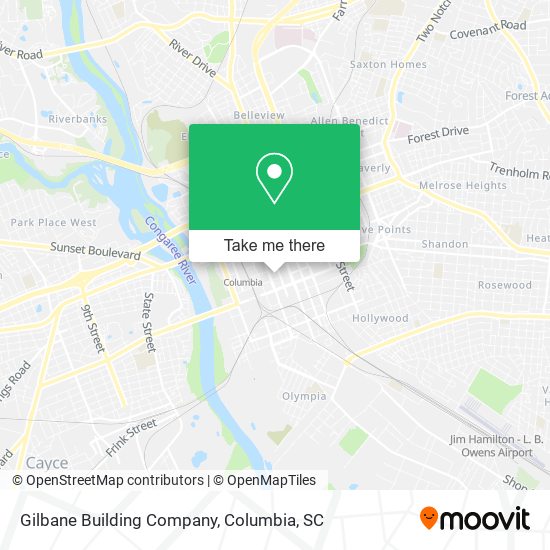 Gilbane Building Company map