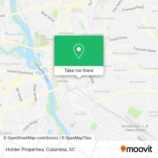 Holder Properties map
