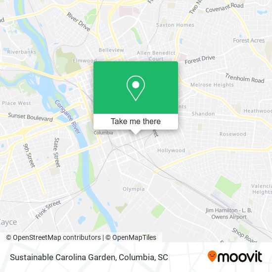 Sustainable Carolina Garden map