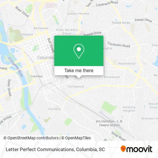 Letter Perfect Communications map