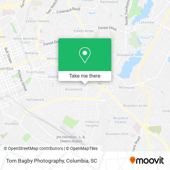 Tom Bagby Photography map