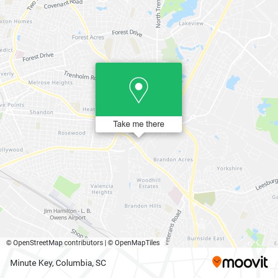 Mapa de Minute Key