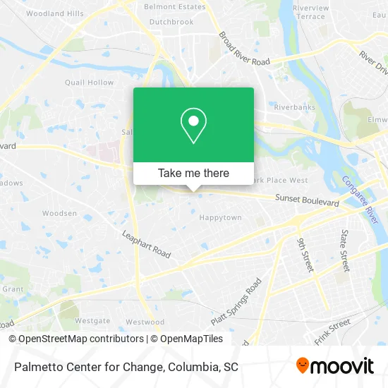 Palmetto Center for Change map
