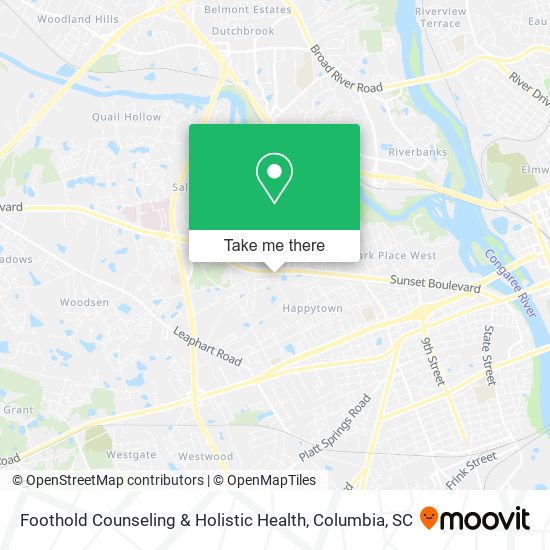 Foothold Counseling & Holistic Health map
