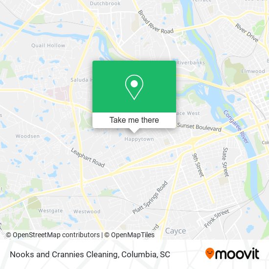 Nooks and Crannies Cleaning map