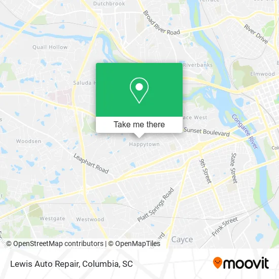 Lewis Auto Repair map
