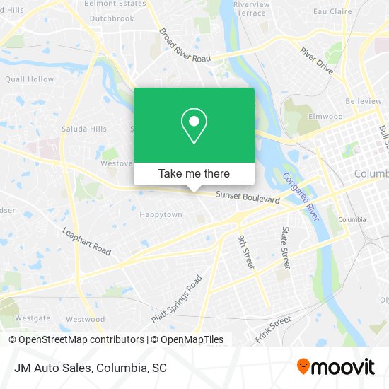 JM Auto Sales map