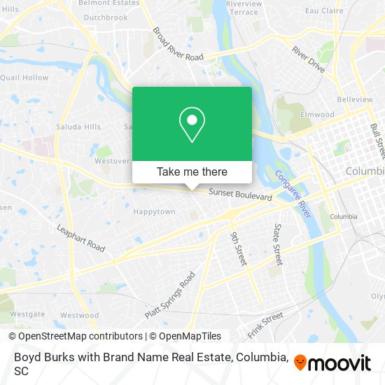 Mapa de Boyd Burks with Brand Name Real Estate