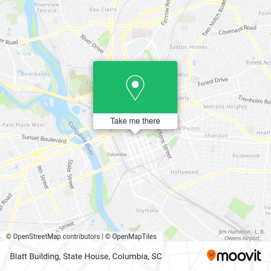 Blatt Building, State House map