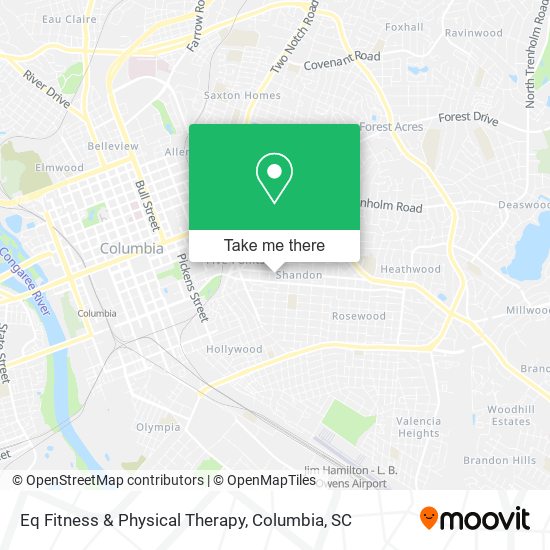 Mapa de Eq Fitness & Physical Therapy