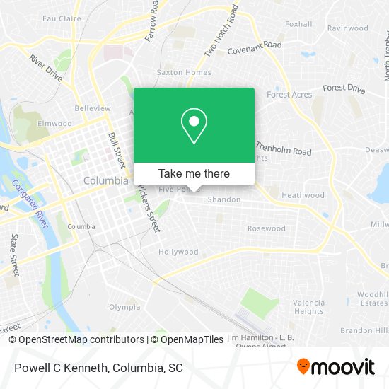 Powell C Kenneth map