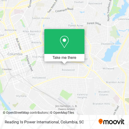 Reading Is Power International map