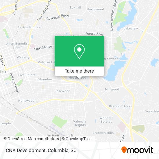 CNA Development map