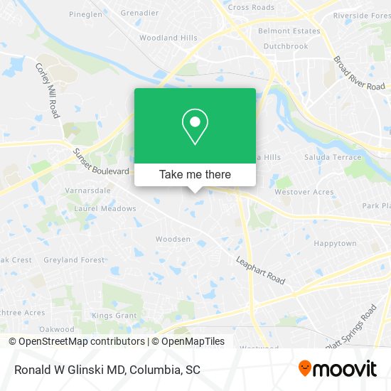 Mapa de Ronald W Glinski MD
