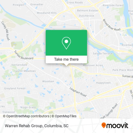 Mapa de Warren Rehab Group